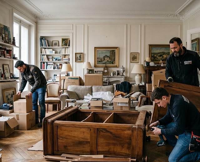 Équipe Diogène Clean France en intervention de débarras à Paris (75)